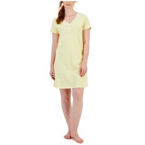 Charter Club NWT size S Yellow/White Polka Dot Women's Cotton Sleepshirt